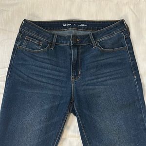 Old Navy Dark Wash Kicker Boot-cut Jeans